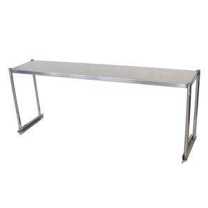 Green World by Turbo Air TSOS-P6 68"W Stainless Steel Single Overshelf For Pizza Prep Table