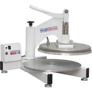 DoughXpress DMS-18-120 Pizza Dough Press 18" Uncoated Platens Manually Operated
