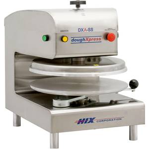 DoughXpress DXA-SS-120 Semi-Automatic 18" Pizza Dough Press Non Stick Platen 120v