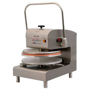DoughXpress DXM-SS-120 18" Manual S/s Pizza Dough Press w/ Alum. Platens 120V