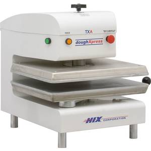 DoughXpress TXA-W Automatic Tortilla Dough Press (2) 16"x20" Alum Platen White