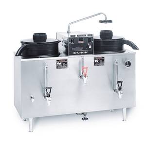 Bunn 20500.0001 Twin 3 Gallon Automatic Electric Coffee Urn 120/240v/60/1-ph