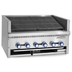Imperial IABR-24 Steakhouse S/s 24" Countertop Charbroiler Gas