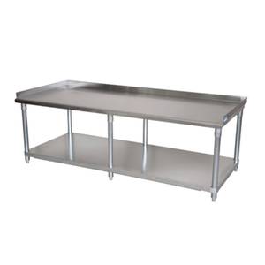 BK Resources VETS-7230-6 72"x30" Stainless Kitchen Equipment Stand - 6 Legs