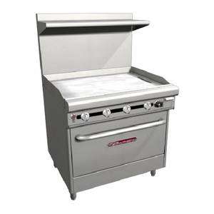 Southbend H436A-3T 36" Ultimate Gas/Electric Range w/Griddle, 3 Racks