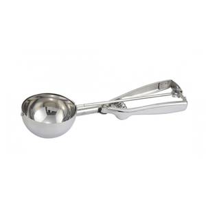 Winco ISS-8 #8 Stainless Steel 4oz Ambidextrous Squeeze Disher