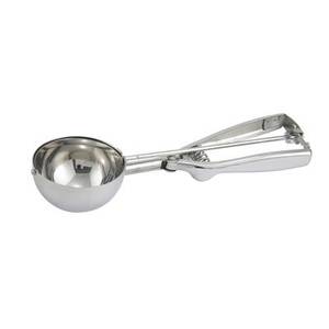 Winco ISS-12 #12 Stainless Steel 3-1/4oz Ambidextrous Squeeze Disher