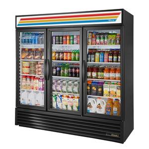 True GDM-72-HC~TSL01 72 Cu.Ft. Three Section Swing Door Commercial Refrigerator