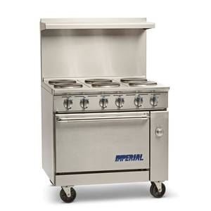 Imperial IR-6-E-C Imperial 6 Burner Electric Range with Convection Oven