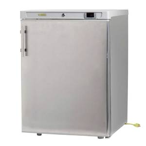 Hebvest UC01SD 6.3cf Stainless Steel Undercounter Refrigerator