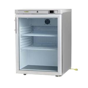 Hebvest UC01GD 6.3cf Glass Door Undercounter Refrigerator