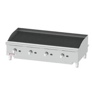 Grindmaster-Cecilware CCP48 - Overstock - 48" W Counterop (4) Burners Gas Charbroiler - 160k BTU