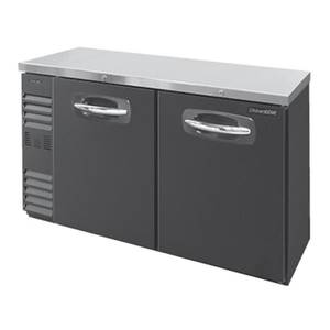 Nor-Lake NLBB60N 15.6 cu ft Refrigerated Back Bar Cabinet with 2 Solid Doors