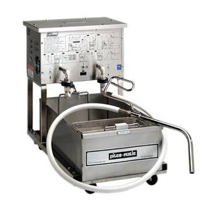 (Open Box) Pitco P14 Portable 55lb. Capacity Low-Profile Deep Fryer Oil Filter