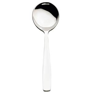 Browne Foodservice 503017 6" Stainless Steel Modena Bouillon Spoon - 1 dz