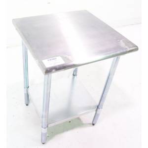 Thunder Group SLWT42424F - Return - Flat Top Work Table Stainless Steel 24" x 24" x 34"