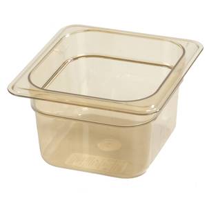 Carlisle 3088413 StorPlus 1/6 Size 4" Deep BPA Free High Heat Food Pan