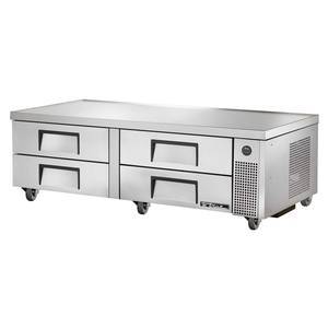 True TRCB-82-86-HC 86" Refrigerated Chef Base w/ Four Drawers