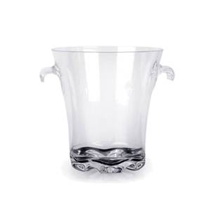 Thunder Group PLTHBK040C 4 Quart Clear Polycarbonate Ice Bucket with Handles