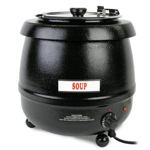Thunder Group SEJ30000C 10-1/2 Quart Soup Warmer with Adjustable Temperature Control