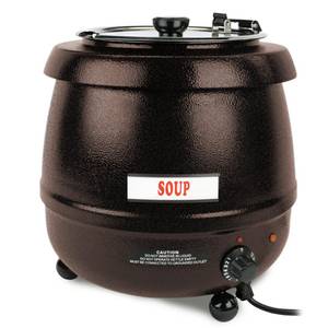 Thunder Group SEJ32000C 10-1/2 Quart Soup Warmer with Adjustable Temperature Control
