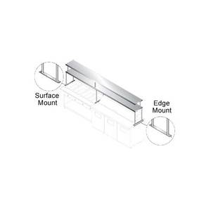 Advance Tabco CU-18-96-2 96"W x 18"D Stainless Steel Double Overshelf