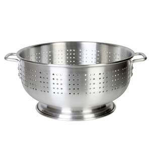 Thunder Group ALHDCO001 8 Quart Aluminum Colander with Footed Base