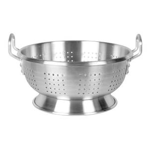 Thunder Group ALHDCO101 12 Quart Aluminum Colander with Footed Base