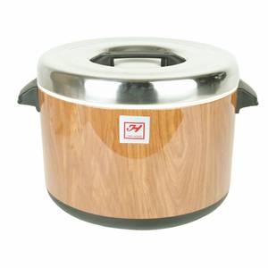 Thunder Group SEJ71000 40 Cup Stainless Steel Insulated Sushi Rice Container