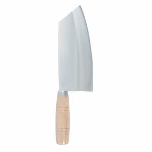 Thunder Group SLKF002 Stainless Steel Kimli Sharp Knife w/ Wooden Handle