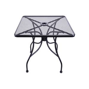 H&D Commercial Seating MT3030 30 in Square Top Outdoor Wrought Iron Table