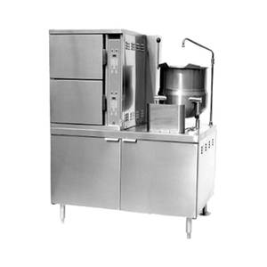 Southbend ECX-10S-10 2 Compartment Electric Conv. Steamer w/ 48" Cabinet Base