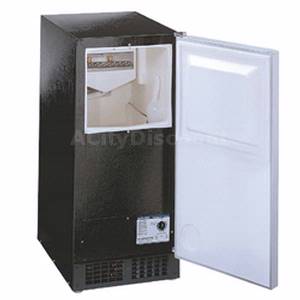 Scotsman Residential DCE33A-1BD Residential 30lb Ice Machine Gourmet Ice Gravity Drain Black