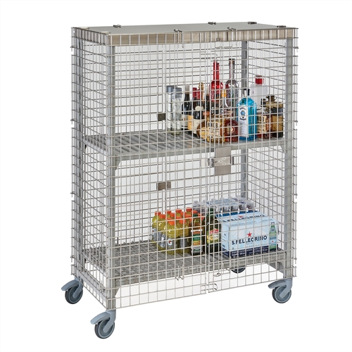 Cambro CPMU244867SUPKG Camshelving 26.75"W x 50.25"L Premium Mobile Security Unit