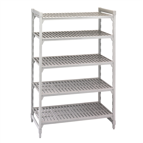 Cambro CPU247284V5PKG Camshelving 5-Tier 24"W x 72"L x 84"H Premium Starter Unit