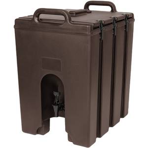 Cambro 1000LCD131 Camtainer 11-3/4 gallon Beverage Carrier - Dark Brown