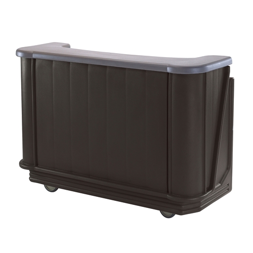 Cambro BAR650420 Cambar 67-1/2" Polyethylene Portable Bar - Gray