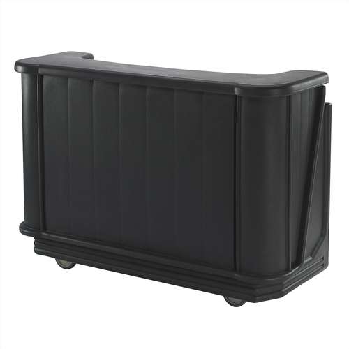 Cambro BAR650CP110 Cambar 67-1/2" Basic Polyethylene Portable Bar - Black