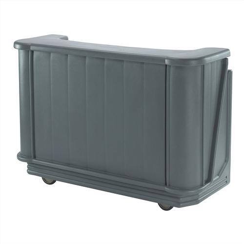 Cambro BAR650CP191 Cambar 67-1/2" Basic Polyethylene Portable Bar - Gray