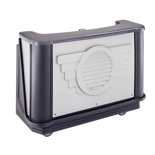 Cambro BAR730DSCP667 Cambar 77-5/8" Decorative ABS Portable Bar - Manhattan