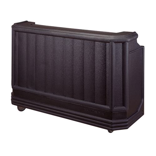 Cambro BAR730PMT110 Cambar 72-3/4" Polyethylene Portable Bar - Black