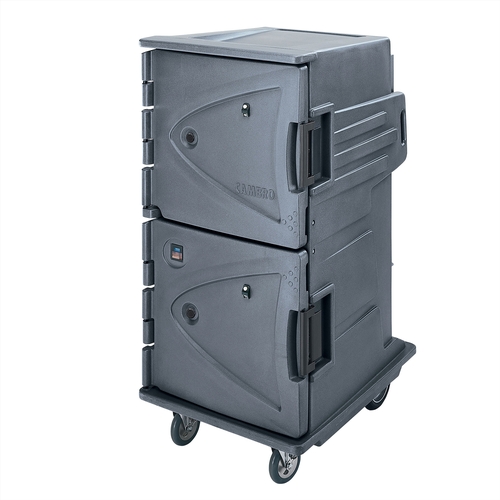 Cambro CMBH1826TBF191 Camtherm Tall Profile Electric Hot Cart - Gray