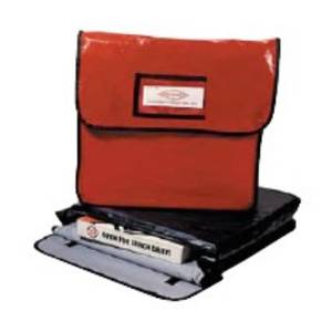 Intedge IPK-2-BLACK 18" x 18" x 5-3/8" Pizza Delivery Bag - Black