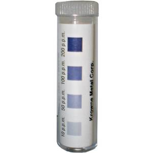 Krowne Metal S25-123 100 Chlorine Test Strips Waterproof in Color Coded Vial