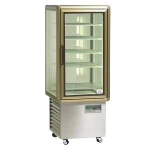 Lowe Refrigeration Inc K4TF 28" 4-Sided Fixed Shelf Refrigerated Freezer Display Case