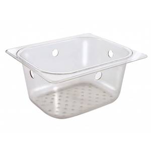 Krowne Metal 30-160 6" Deep Perforated Dump Sink Basket