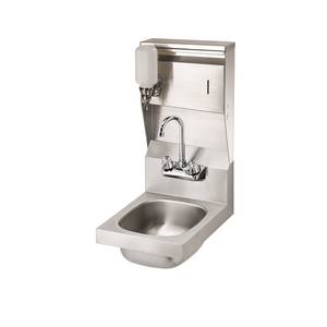 Krowne Metal HS-31 12"W Walll Mount Hand Sink w/ Swing Faucet