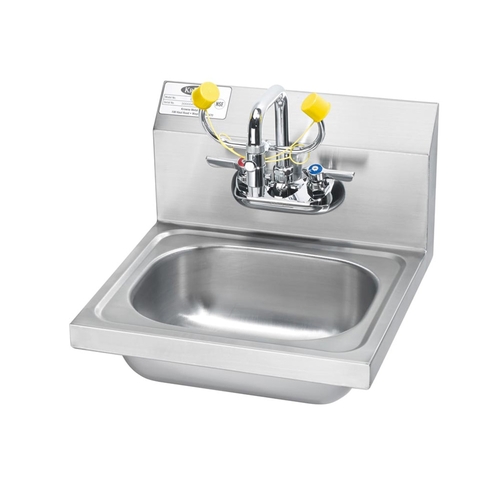 Krowne HS-36 17.25" Wide Wall Mount Hand Sink And Eyewash Station