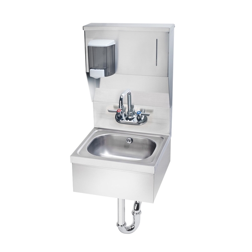 Krowne HS-8 16"W Wall Mount Hand Sink w/ Swing Faucet