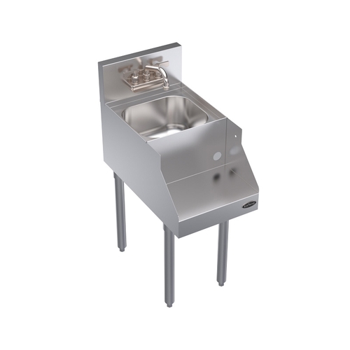 Krowne KR24-14BD Royal 1800 Series 14"W Underbar Blender Station w/ Dump Sink